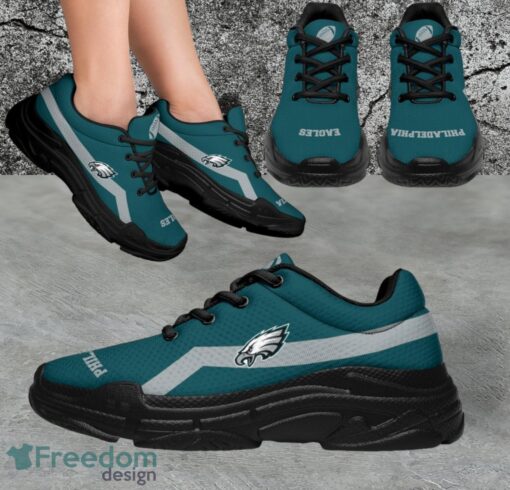 NFL Philadelphia Eagles Custom Simple Logo For Fans Sneakers Shoes Product Photo 1