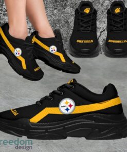 NFL Pittsburgh Steelers Custom Simple Logo For Fans Sneakers Shoes Product Photo 1