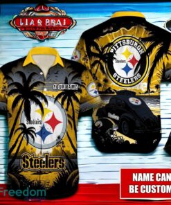 NFL Pittsburgh Steelers Logo Fans Love Aloha Hawaiian Shirt Full Over Print