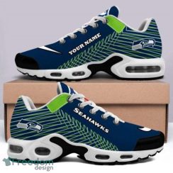 NFL Seattle Seahawks Custom Name Striped Pattern Air Cushion Sneakers