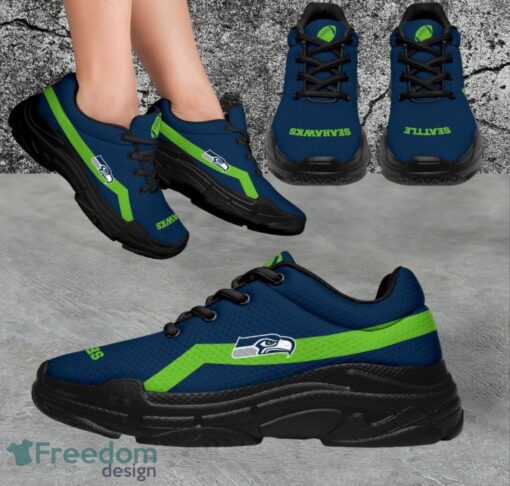 NFL Seattle Seahawks Custom Simple Logo For Fans Sneakers Shoes Product Photo 1