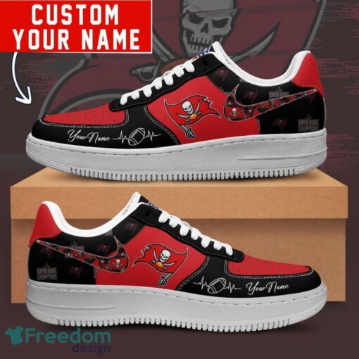 NFL Tampa Bay Buccaneers Personalized Name AF1 Air Force Sneakers For Men Women Product Photo 1