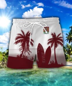 Northampton Town F.C Combo Hawaiian Shirt And Shorts Surfboards Coconut Custom Name For Fans Product Photo 2