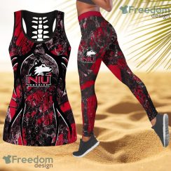 Northern Illinois Huskies NCAA Personalized Combo Hollow Tanktop And Leggings Gift For Women