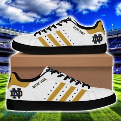 Notre Dame Fighting Irish Football Low Top Skate Shoes Stan Smith Shoes Product Photo 3