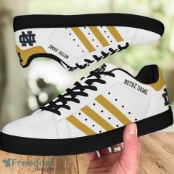 Notre Dame Fighting Irish Football Low Top Skate Shoes Stan Smith Shoes Product Photo 4