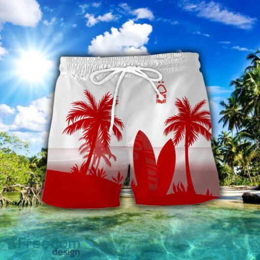 Nottingham Forest F.C Combo Hawaiian Shirt And Shorts Surfboards Coconut Custom Name For Fans Product Photo 2