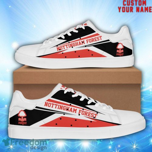 Nottingham Forest New Custom Name Unique Gift Skate Shoes For Football Fan Product Photo 2