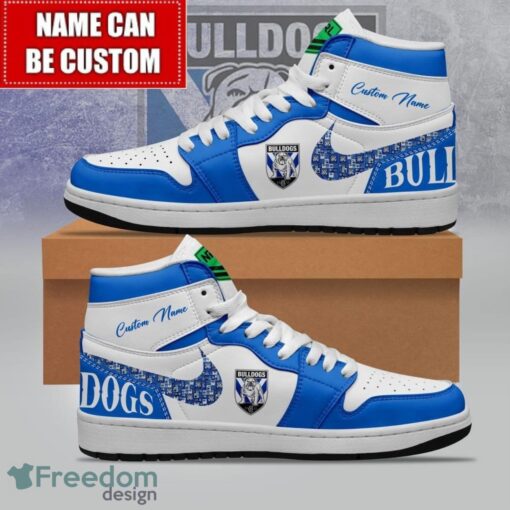 NRL Canterbury-Bankstown Bulldogs Custom Name Limited Air Jordan Hightop Shoes Men Women Gift Product Photo 1