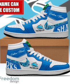 NRL Cronulla-Sutherland Sharks Custom Name Limited Air Jordan Hightop Shoes Men Women Gift