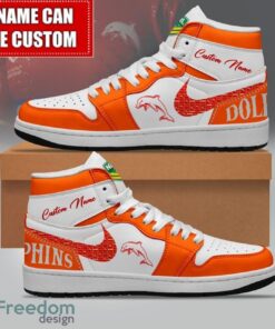 NRL Dolphins Custom Name Limited Air Jordan Hightop Shoes Men Women Gift