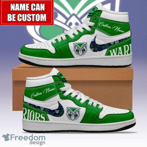 NRL New Zealand Warriors Custom Name Limited Air Jordan Hightop Shoes Men Women Gift Product Photo 1