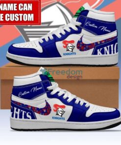 NRL Newcastle Knights Custom Name Limited Air Jordan Hightop Shoes Men Women Gift