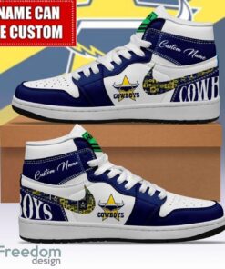 NRL North Queensland Cowboys Custom Name Limited Air Jordan Hightop Shoes Men Women Gift