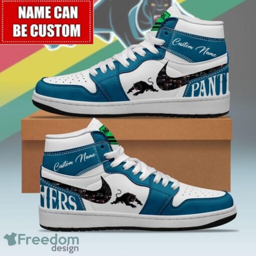 NRL Penrith Panthers Custom Name Limited Air Jordan Hightop Shoes Men Women Gift Product Photo 1