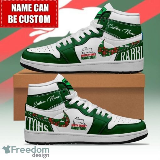 NRL South Sydney Rabbitohs Custom Name Limited Air Jordan Hightop Shoes Men Women Gift Product Photo 1