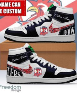 NRL Sydney Roosters Custom Name Limited Air Jordan Hightop Shoes Men Women Gift