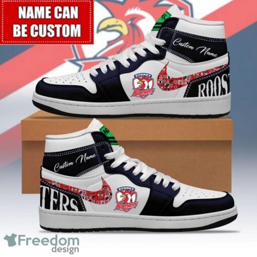 NRL Sydney Roosters Custom Name Limited Air Jordan Hightop Shoes Men Women Gift Product Photo 1