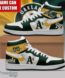 Oakland Athletics Sneakers Custom Name Number Limited Air Jordan Hightop Shoes Men Women Gift