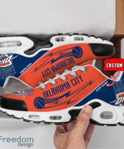 Oklahoma City Thunder NBA Air Cushion Sports Shoes Custom Name TN Sneakers For Fans Product Photo 2