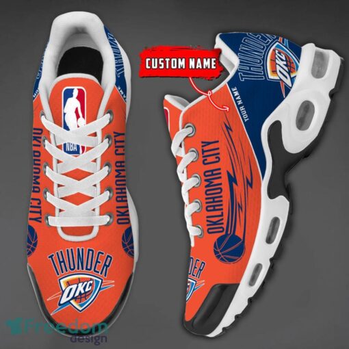 Oklahoma City Thunder NBA Air Cushion Sports Shoes Custom Name TN Sneakers For Fans Product Photo 3