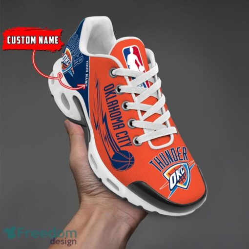 Oklahoma City Thunder NBA Air Cushion Sports Shoes Custom Name TN Sneakers For Fans Product Photo 1