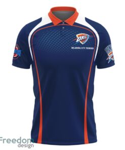 Oklahoma City Thunder Style NBA 3D Polo Shirt Gift For Men Father's Day Gift Product Photo 2