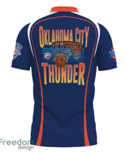 Oklahoma City Thunder Style NBA 3D Polo Shirt Gift For Men Father's Day Gift Product Photo 3