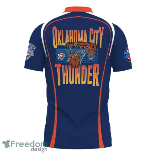 Oklahoma City Thunder Style NBA 3D Polo Shirt Gift For Men Father's Day Gift Product Photo 3