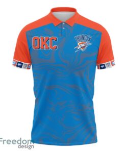 Oklahoma City Thunder Style NBA 3D Polo Shirt Sport Season Gift For Fans Product Photo 2