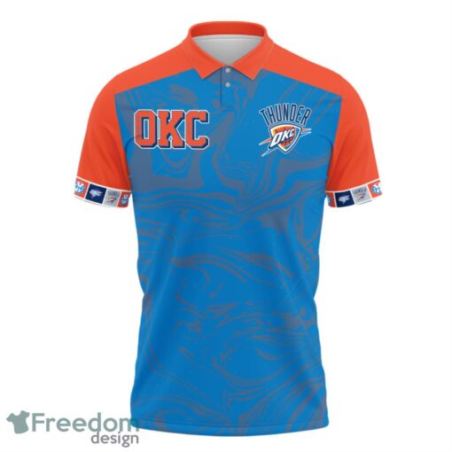 Oklahoma City Thunder Style NBA 3D Polo Shirt Sport Season Gift For Fans Product Photo 2