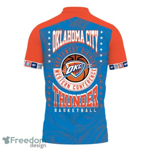 Oklahoma City Thunder Style NBA 3D Polo Shirt Sport Season Gift For Fans Product Photo 3