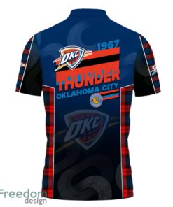 Oklahoma City Thunder Style NBA Basketball Team Black 3D Polo Shirt new Designs For Fans Product Photo 3