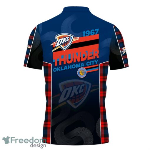 Oklahoma City Thunder Style NBA Basketball Team Black 3D Polo Shirt new Designs For Fans Product Photo 3