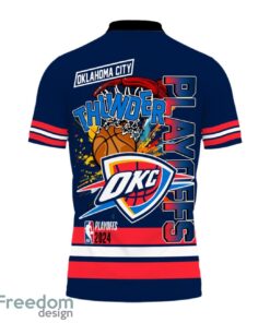 Oklahoma City Thunder Style NBA Basketball Team Black 3D Polo Shirt Special For Fans Product Photo 3