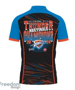 Oklahoma City Thunder Style NBA Champs Basketball 2024 3D Polo Shirt For Fans Product Photo 3