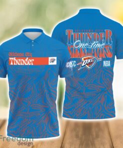 Oklahoma City Thunder Style NBA Champs Special Designs 3D Polo Shirt