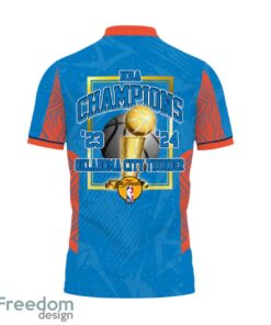 Oklahoma City Thunder Style NBA Champs Team Basketball 2024 Polo Shirt Gift Ideas For Fans Product Photo 3