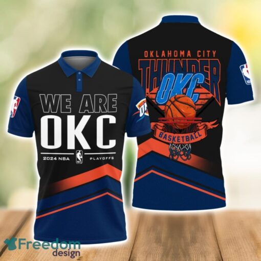 Oklahoma City Thunder Style NBA Champs We Are Sport Team 3D Polo Shirt Product Photo 1