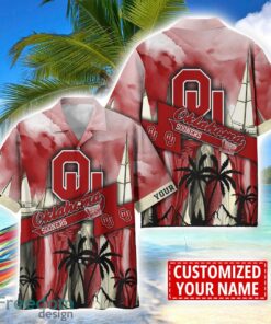 Oklahoma Sooners Hawaii Shirt Custom Name Sports Team Beach Shirt