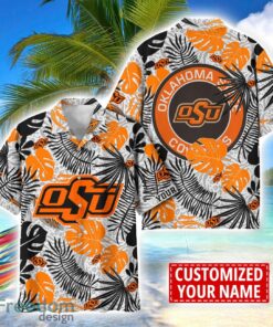 Oklahoma State Cowboys Aloha Hawaiian Shirt Custom Name Summer Gift Holiday Team Shirt