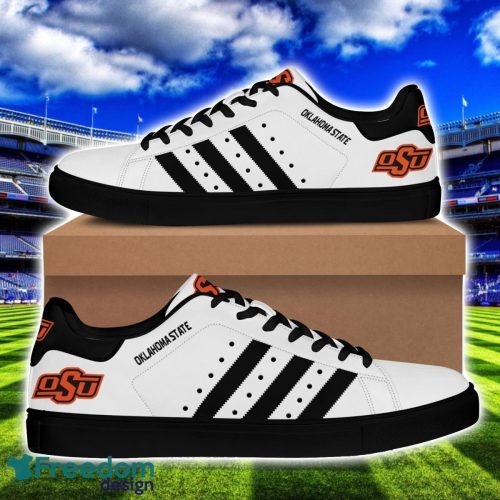 Oklahoma State Cowboys Football Low Top Skate Shoes For Men And Women Fans Gift Shoes Product Photo 3