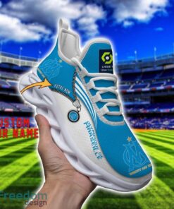 Olympique de Marseille Max Soul Shoes Personalized Name Sneakers For Fans Product Photo 3