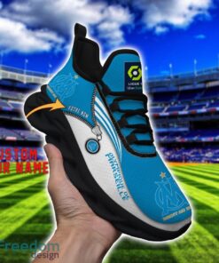 Olympique de Marseille Max Soul Shoes Personalized Name Sneakers For Fans Product Photo 4