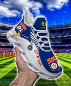 Olympique Lyonnais Max Soul Shoes Personalized Name Sneakers For Fans Product Photo 3