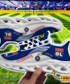 Olympique Lyonnais Max Soul Shoes Personalized Name Sneakers For Fans