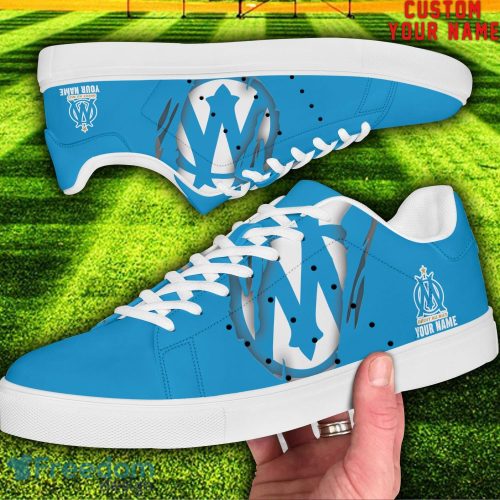 Olympique Marseille L1 Custom Name Unique Gift Low Top Skate Shoes Gifts For Fans Product Photo 2