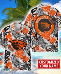 Oregon State Beavers Aloha Hawaiian Shirt Custom Name Summer Gift Holiday Team Shirt