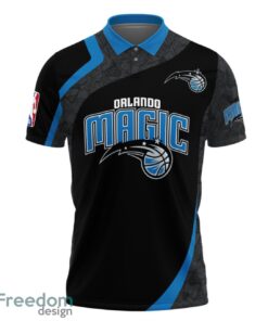 Orlando Magic Style NBA Basketball Team Black 3D Polo Shirt Product Photo 2