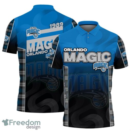 Orlando Magic Style NBA Basketball Team Black 3D Polo Shirt new Designs For Fans Product Photo 1